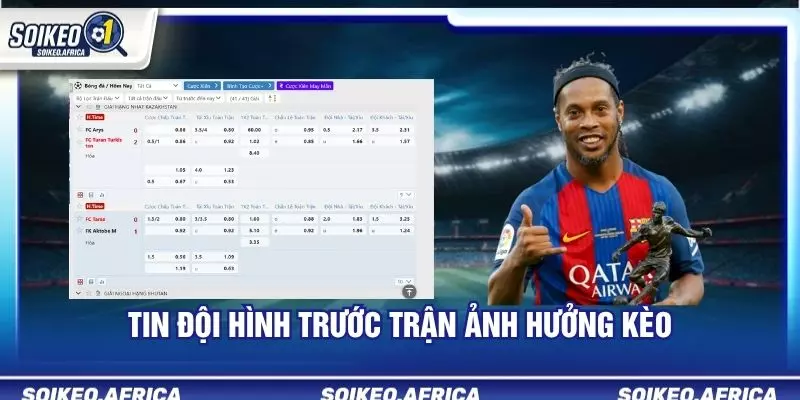 Tin Đội Hình Trước Trận Ảnh Hưởng Kèo Bóng Đá Ra Sao? tin đội hình trước trận ảnh hưởng kèo